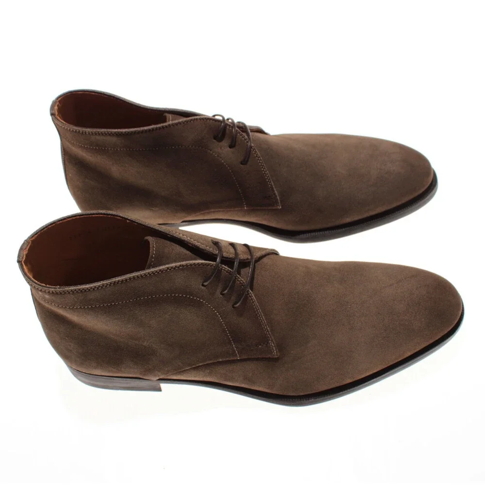 Magnanni NWB Harvey Lace Up Chukka Boots Size 42.5 (US 9.5) in Green Suede